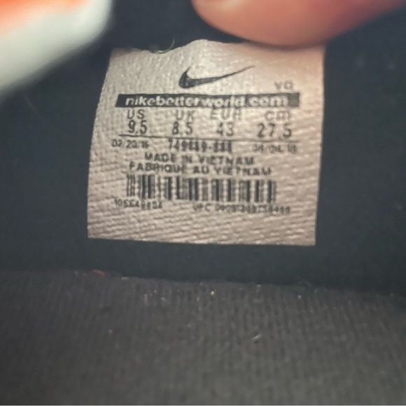 Nike Men’s Hypervenom Size 9.5 - Picture 5 of 8